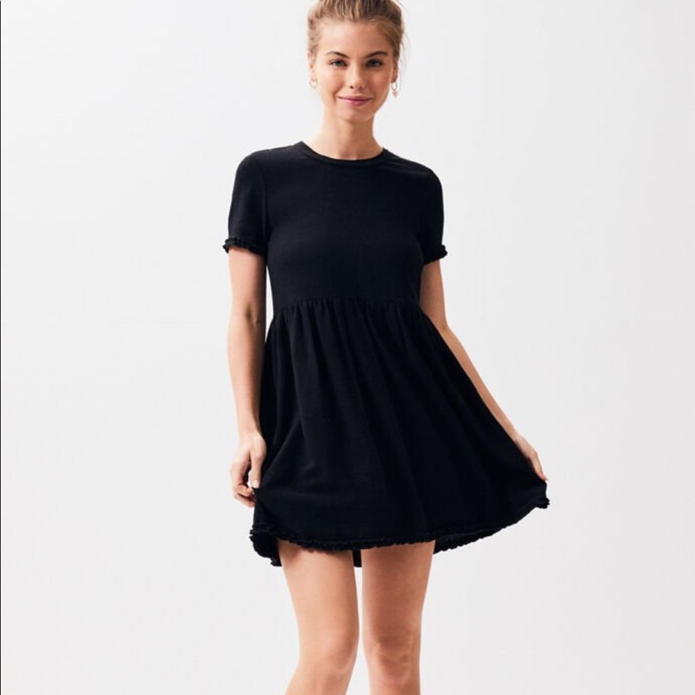 Babydoll dress black NEVER WORN WITH TAGS